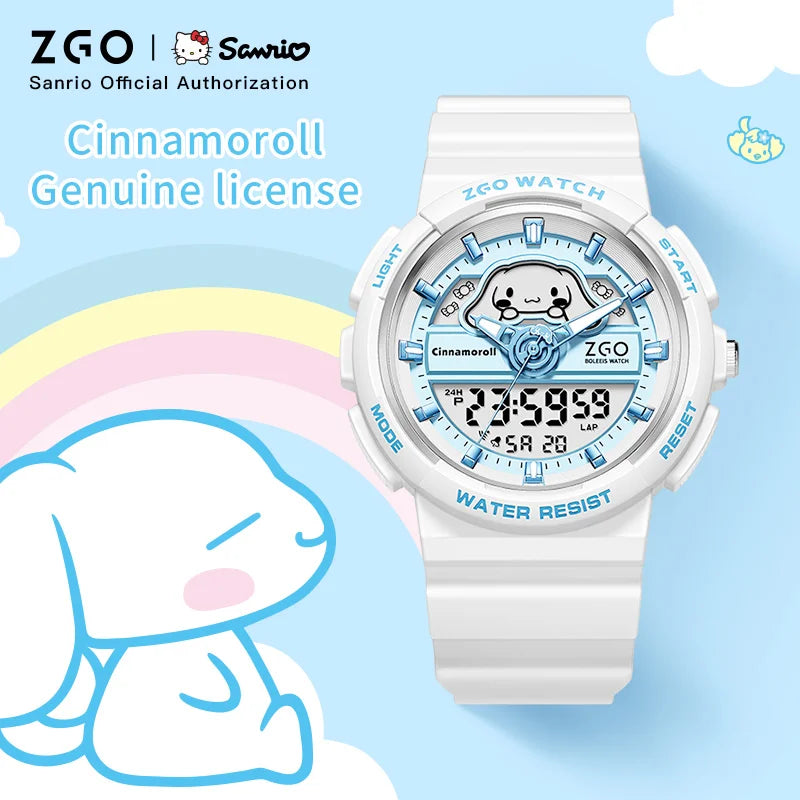 ZGO X Sanrio Cinnamoroll Electronic Watch for girls
