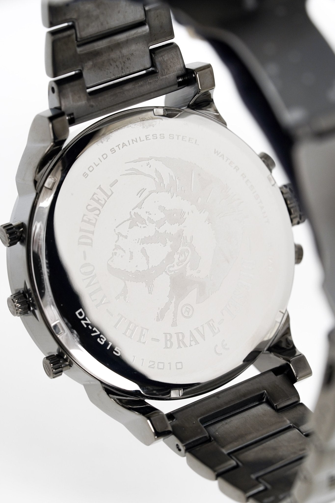 Diesel DZ7315 Mr. Daddy 2.0 Chronograph Men's Watch – Grey Dial & Grey Stainless Steel Strap